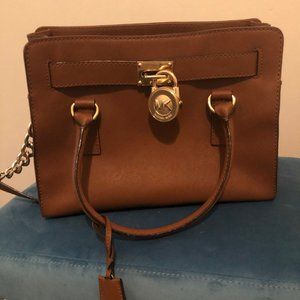 Michael Kors Brown Leather Satchel